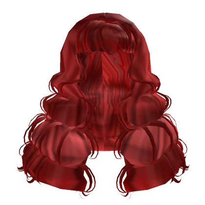 Isabella's Abandoned Wig in red