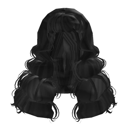 Isabella's Abandoned Wig in Black
