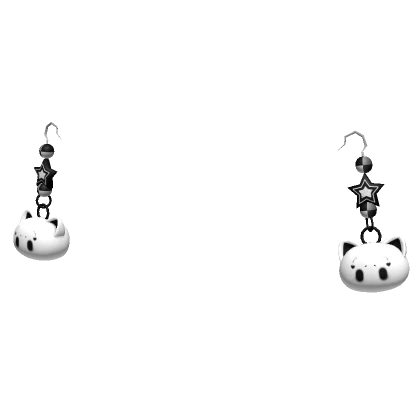 Gothic Cat Earrings