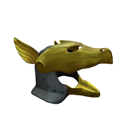 Monster Helmet (Gold, Open)