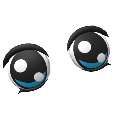 Intensely Staring Cartoonish Anime Eyes