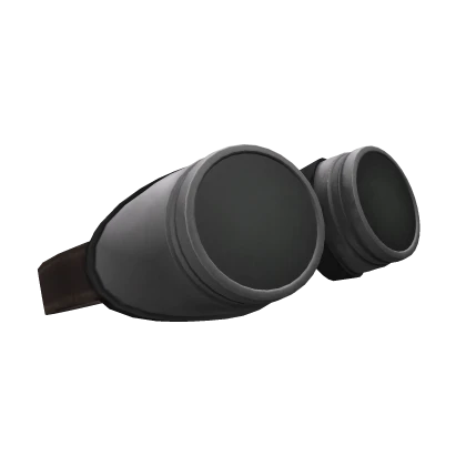 Raised White Welder Goggles