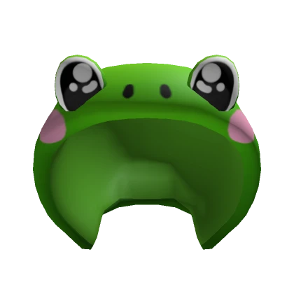 Cute Green Frog Mask Hood