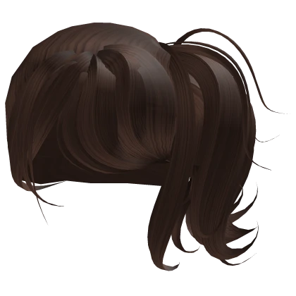 Brown Gyaru Side Ponytail