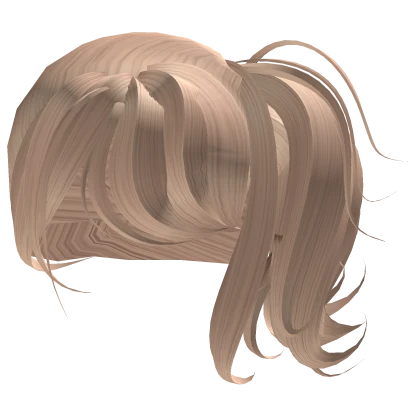 Blonde Gyaru Side Ponytail