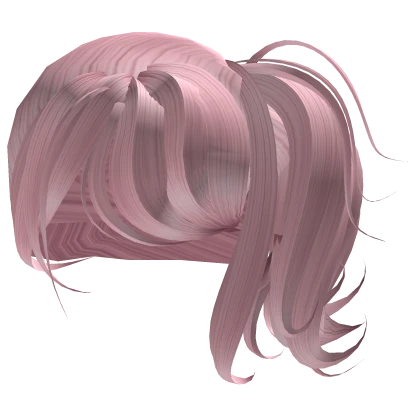 Light Pink Gyaru Side Ponytail