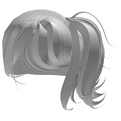 White Gyaru Side Ponytail