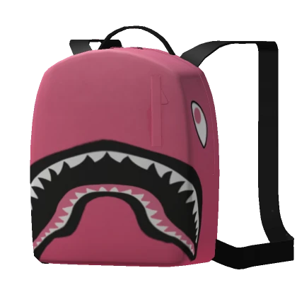 Pink Sprayground Shark Central Backpack