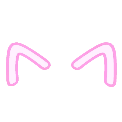 Pink Neon Doodle Cat Ears