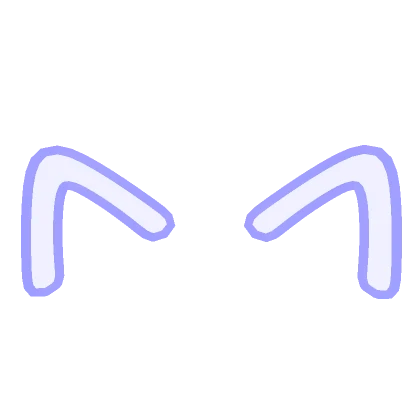 Purple Neon Doodle Cat Ears