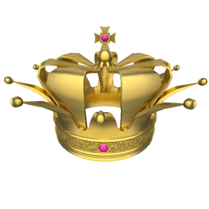 Gold Crown and Pink Diamonds