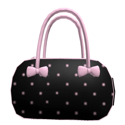 Luxury Pink Polka Dot Baby Bag