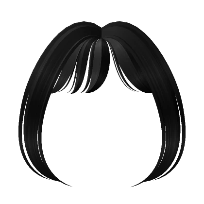 Cute black anime bangs 