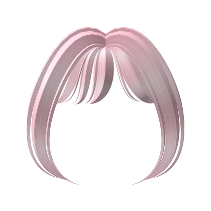 Cute pink anime bangs 