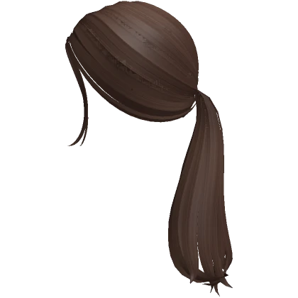 Aesthetic Low Ponytail ( Brown )