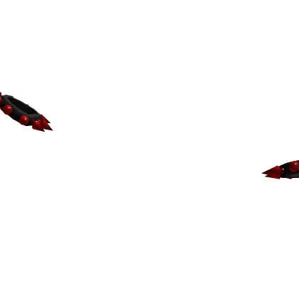 3.0 Dual Bracelets with Small Red Spikes