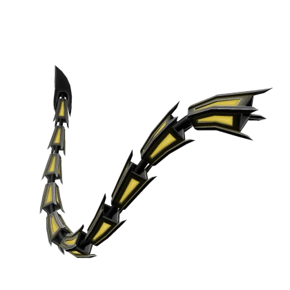 Yellow Cybernetic Demon Tail