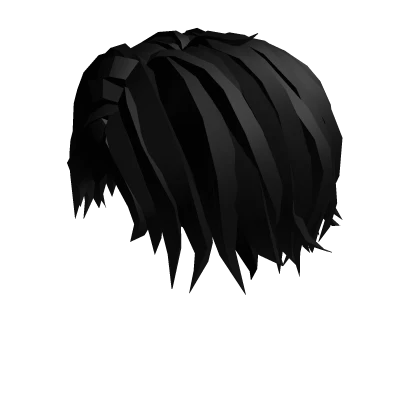 
Messy Wet Black Hair