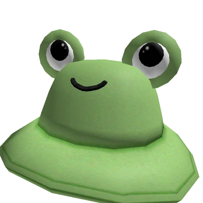 Kawaii Green Frog Hat