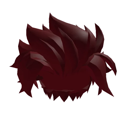 Wavy Spikey Anime Hair (red)