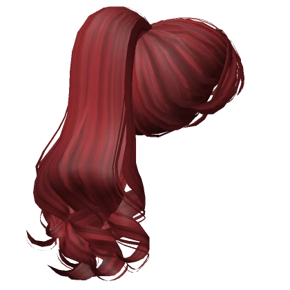 Retro Curly Dainty Pony Red