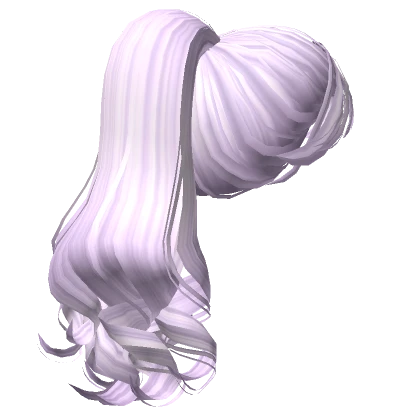 Retro Curly Dainty Pony Pastel Purple