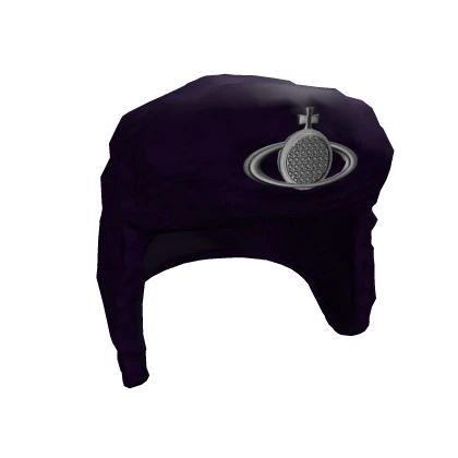 Y2K Purple Planet Ushanka