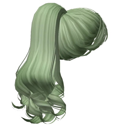 Retro Curly Dainty Pony Green