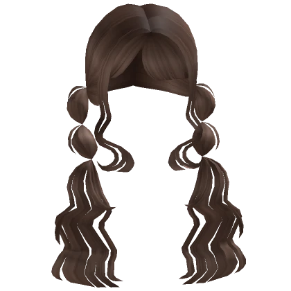 Malibu Bubbly Pigtails in Brown