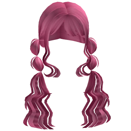 Malibu Bubbly Pigtails in Cyber Hot Pink