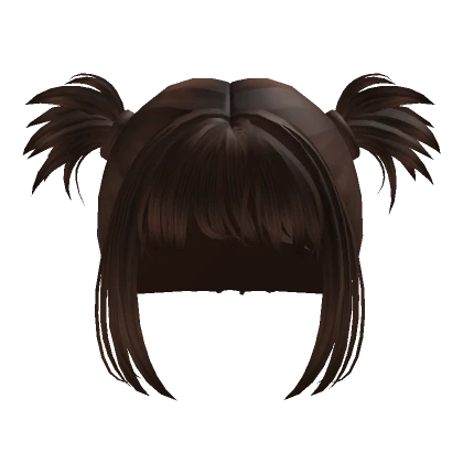 Brown Short Pigtails