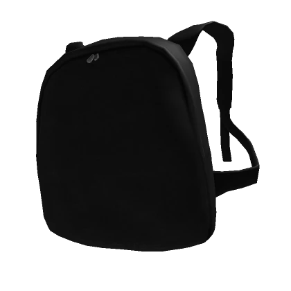 (1.0) Off Shoulder Black Backpack