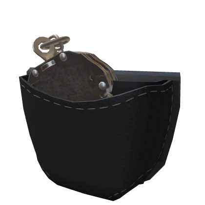 Handcuffs black leather