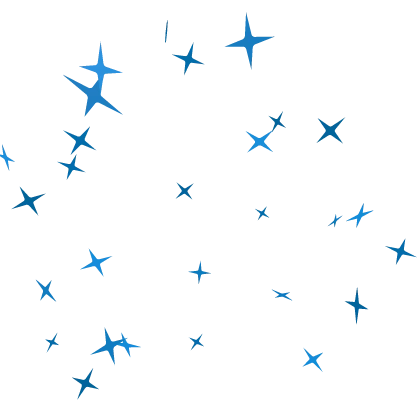 Animated Stars {Blue}