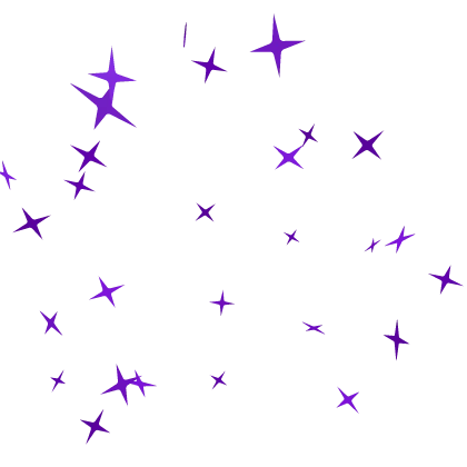 Animated Stars {Purple}