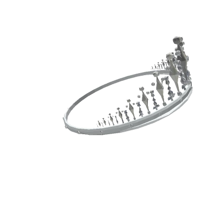 Modern Diamond Fringe Tiara