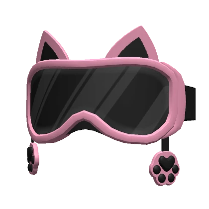 Kitty Goggles (Black Pink)