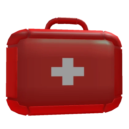 Red Medical First Aid Case