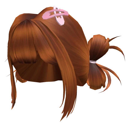 Kawaii double buns with clips - Ginger