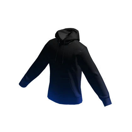 Black/Blue Gradient Hoodie