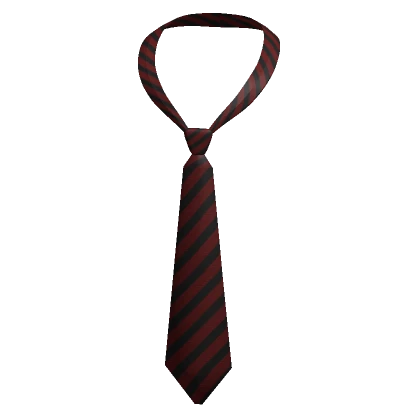 Y2K Loose Tie Black & Red