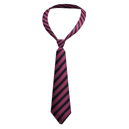 Y2K Loose Tie Black & Pink