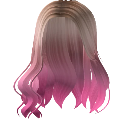 West Coast Waves in Blonde and Pink Ombre