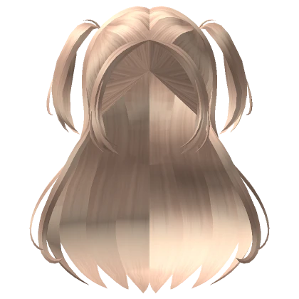 Soft Fluffy Anime High Pigtails In Blonde