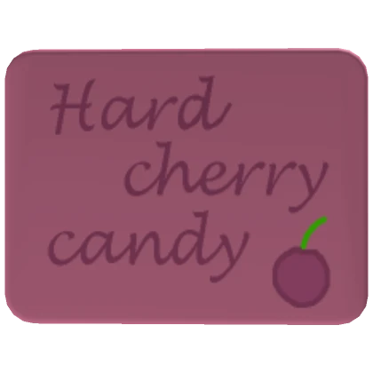 Hard Cherry Candy