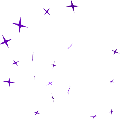 Sparkling Stars {Purple} - Animated
