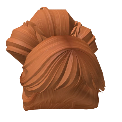 High Bun Updo in Ginger