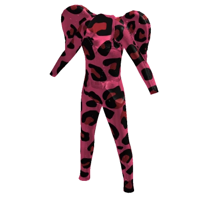 Designer pink leopard bodysuit - DRESSX