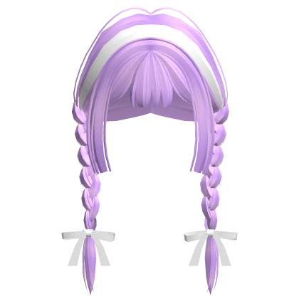 (NJ) Super Shy Braided Hairstyle (Lilac)