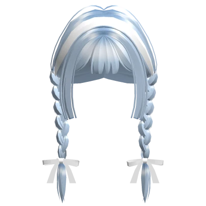 (NJ) Super Shy Braided Hairstyle (Sky Blue)